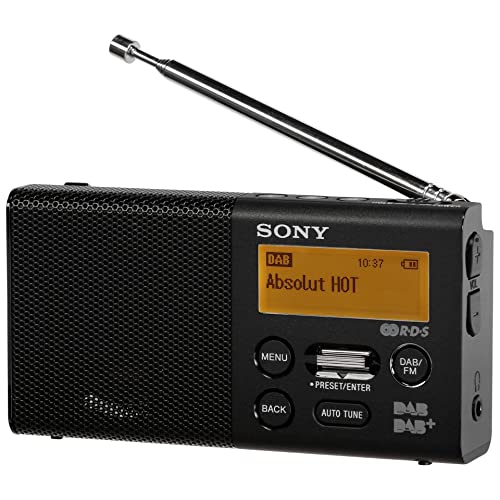オートチューニング機能付きのSONY DAB/FMラジオB XDR-P1DBP Sony XDR-P1DBP - Radio (Portátil, Digital, Dab,Dab+,FM, 87,5-108